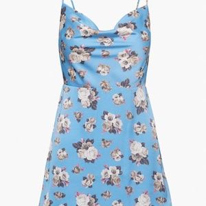 Sunday Best (Aritzia) Spencer Dress in AZURINE BL/HUMUS BG